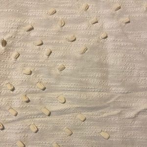 Anthropology Textured king size pillow sham